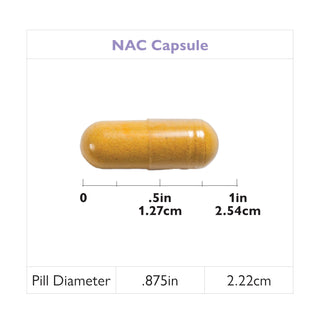 NAC (N-Acetyl Cysteine), 600mg, Capsules