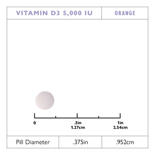Vitamin D3 125mcg (5.000 IU), Quick-Melt, Orange
