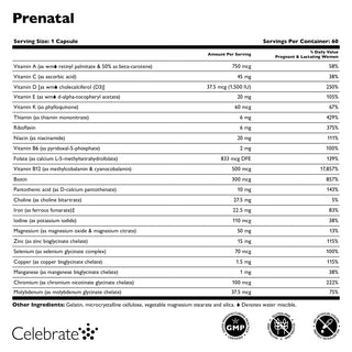 Bariatric Prenatal Vitamin with Iron, Capsules