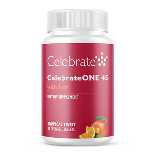 CelebrateONE 45 Once Daily Bariatric Multivitamin with Iron, Chewable