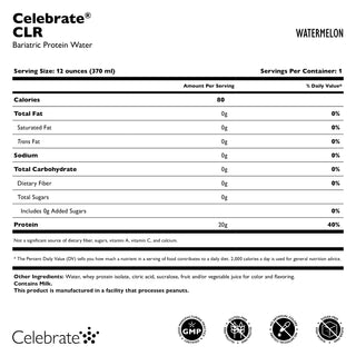 Celebrate® CLR 20g Protein Water