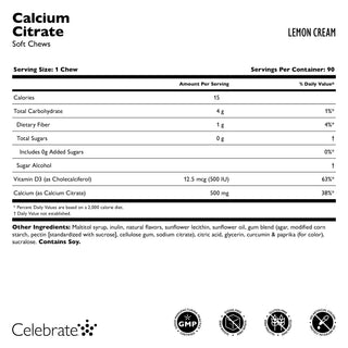 Calcium Citrate, Soft Chews