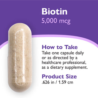 Biotin 5.000 mcg, Capsules
