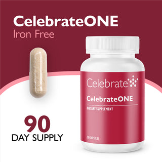 CelebrateONE Once Daily Bariatric Multivitamin without Iron, Capsules