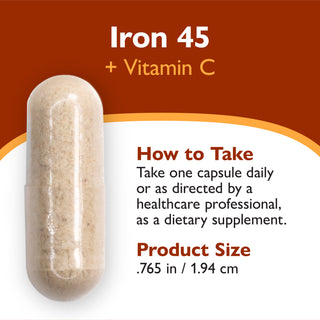 Iron 45 mg + Vitamin C, Capsules