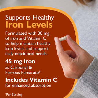 Iron 45 mg + Vitamin C, Capsules