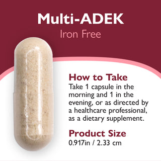 Multi-ADEK Vitamin without Iron, Capsules
