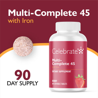 Multi-Complete 45 Bariatric Multivitamin with Iron, Chewable